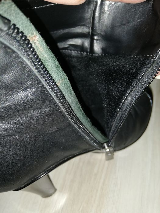 Есенни дамски боти от естествена кожа