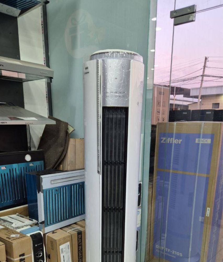 Колонный кондиционер Aux 24/36/48 Inverter/on-of 2025модел + Доставка