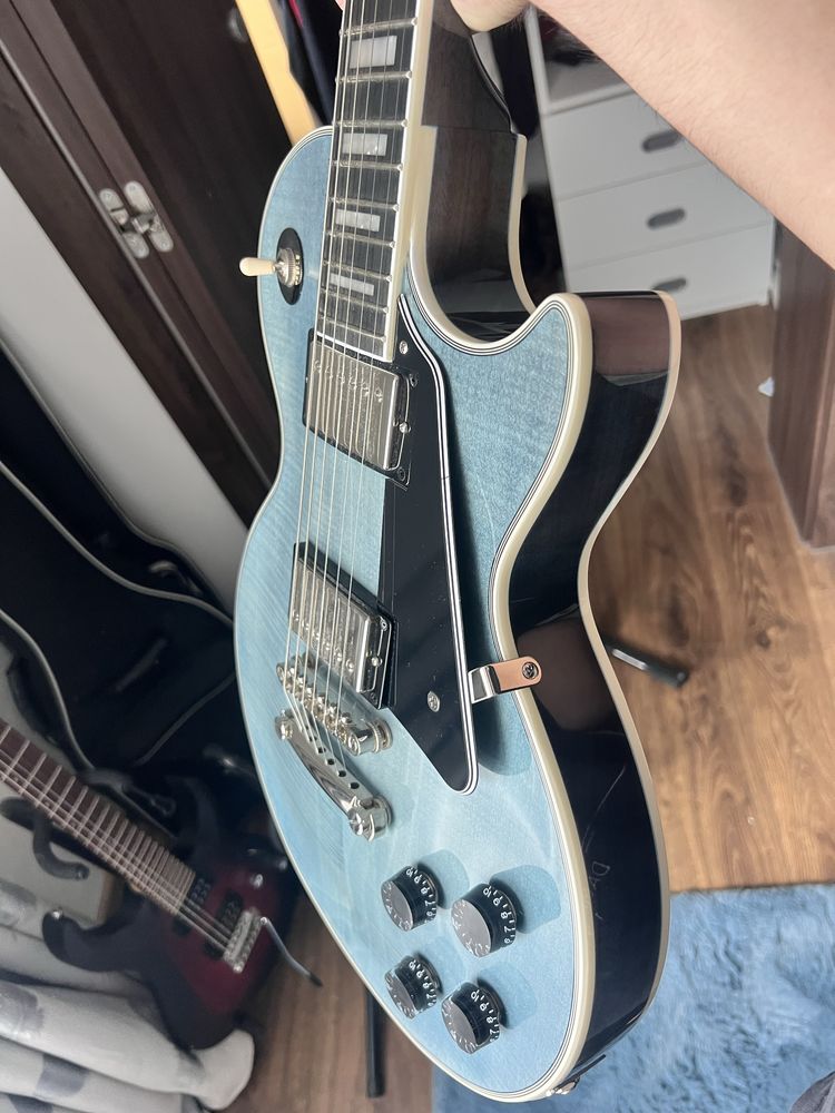 Chitara Epiphone Custom Figured Transparent Blue