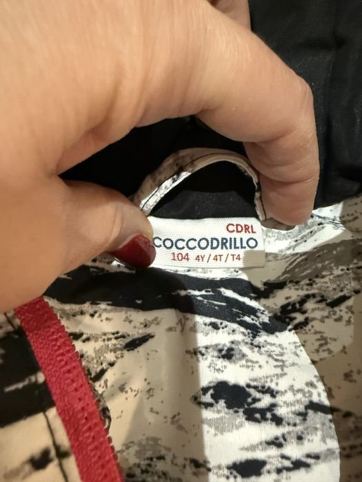 Vand costum de schi fete 4 ani cocodrilo