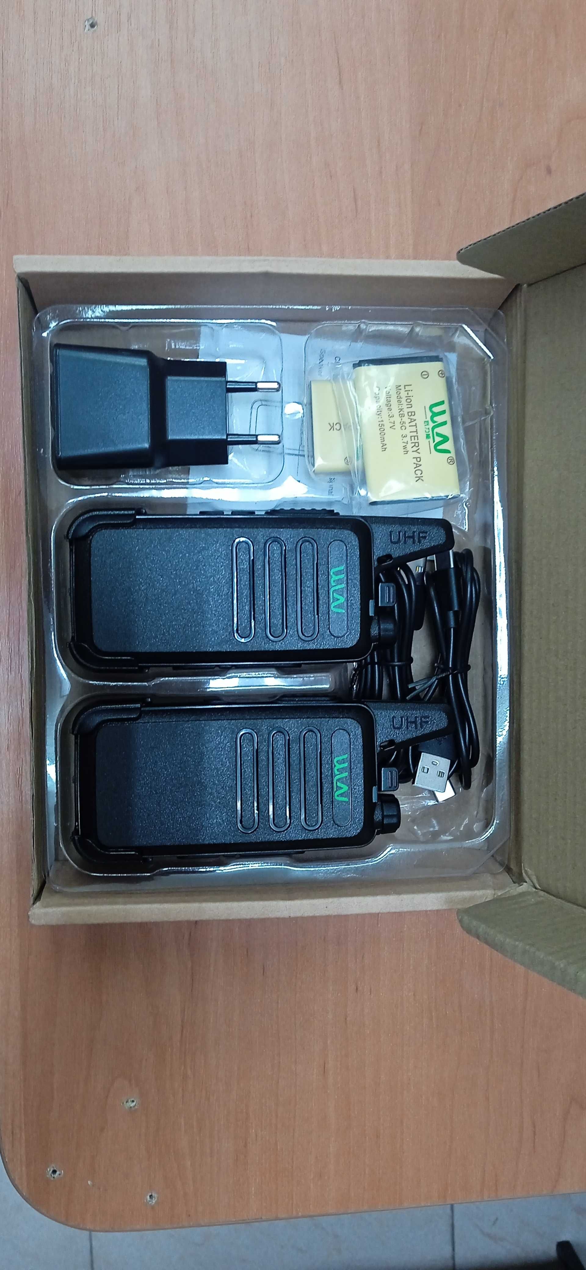 АКЦИЯ! Рации WLN" c USB Type-C заряд.(2 шт) в наличии маг.СПУТНИК