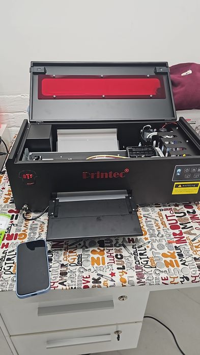 DTF принтер Printec ProDESK Mini 21 см,всички консумативи + термопреса