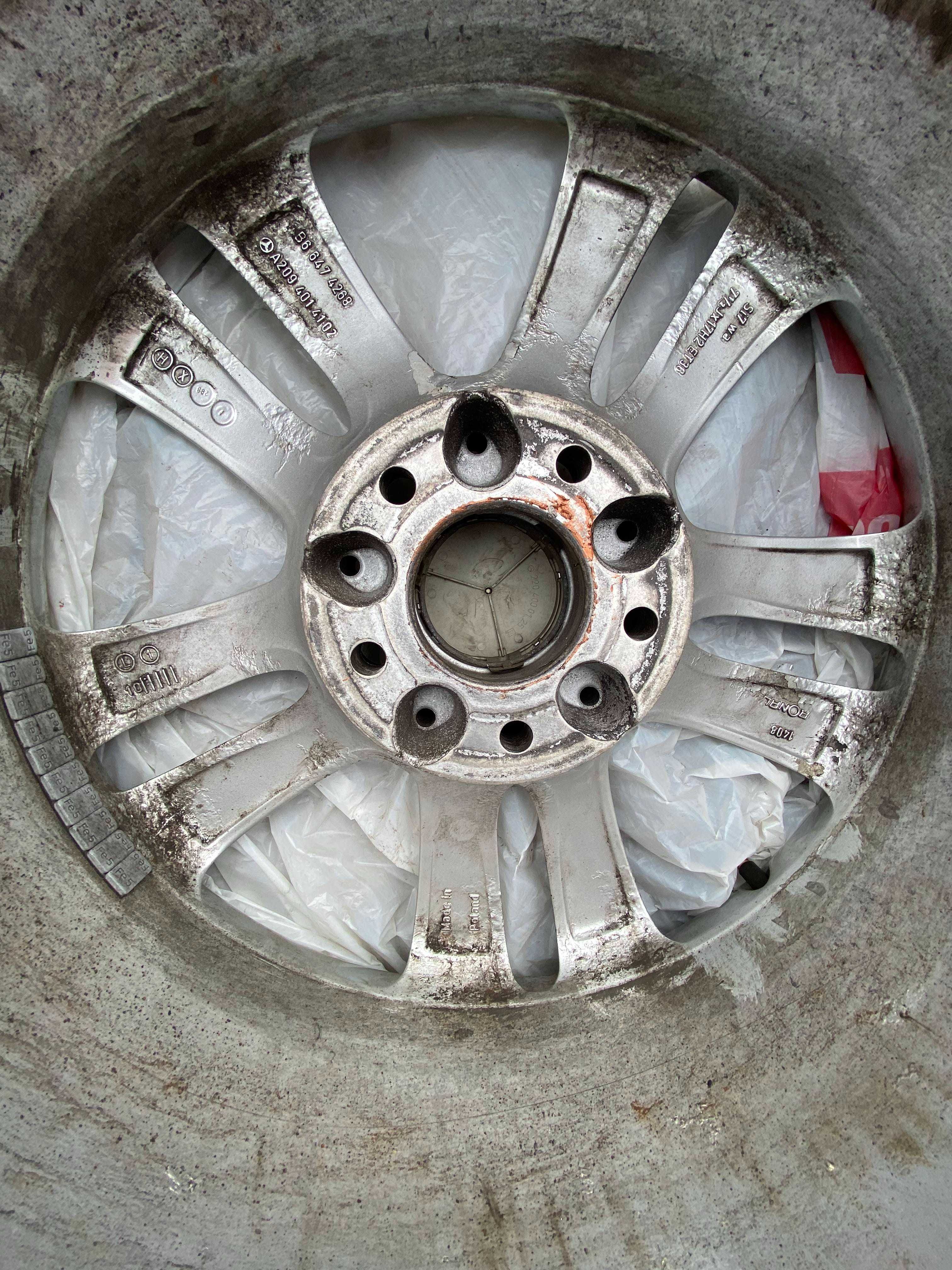 Jante Mercedes 2 latimi 17" CB 66.6, ET 38 & ET 30