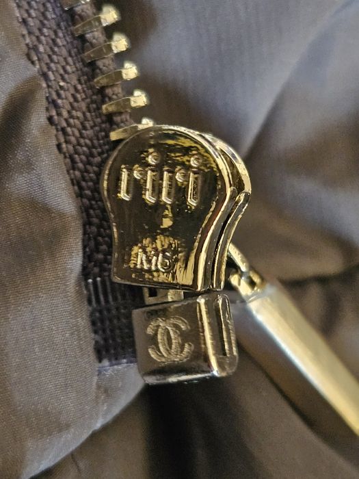 Chanel пухено яке бомбър размер 40 автентично