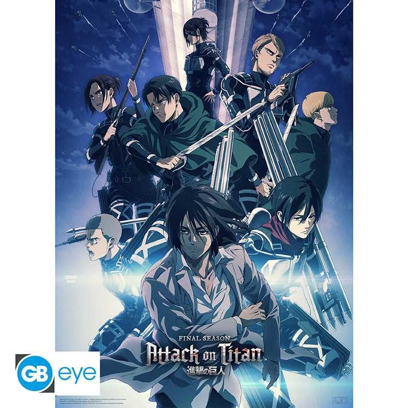 Attack on Titan - 2 плаката - официален мърч