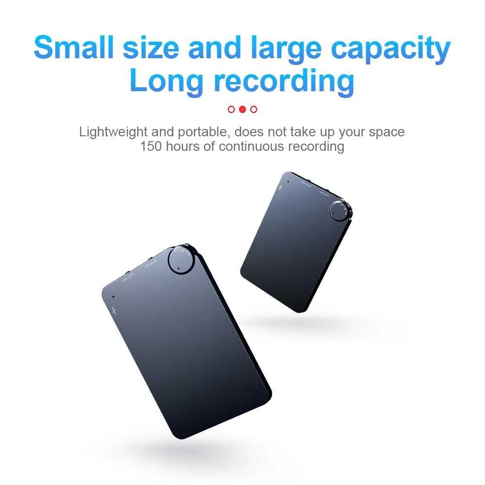 Mini Reportofon Card TSS-K32  Dispozitiv de Spionaj, MP3 Player, 32GB