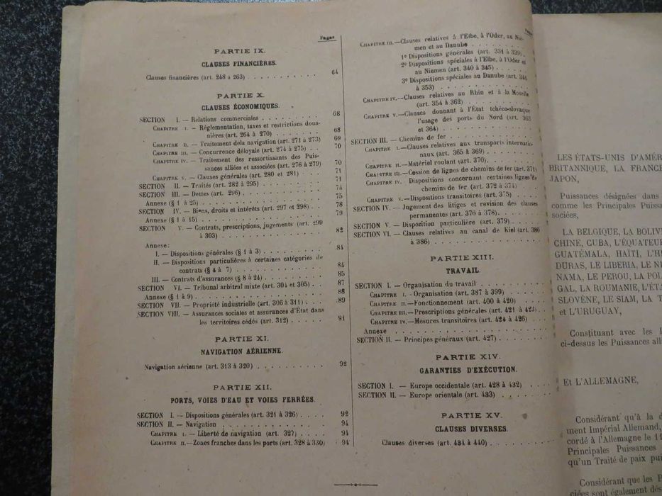 Tratat de pace intre puterile aliate si Germania  Versailles 1919