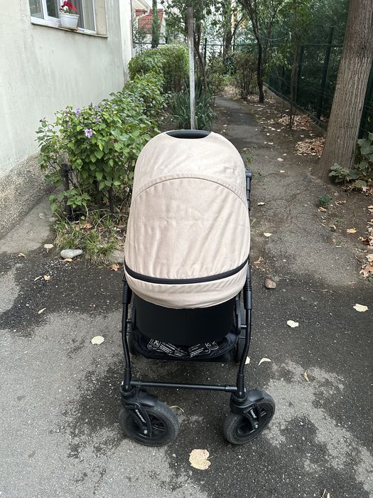 Carucior 3 in 1 Trend Black Beige Prestige - Krausman