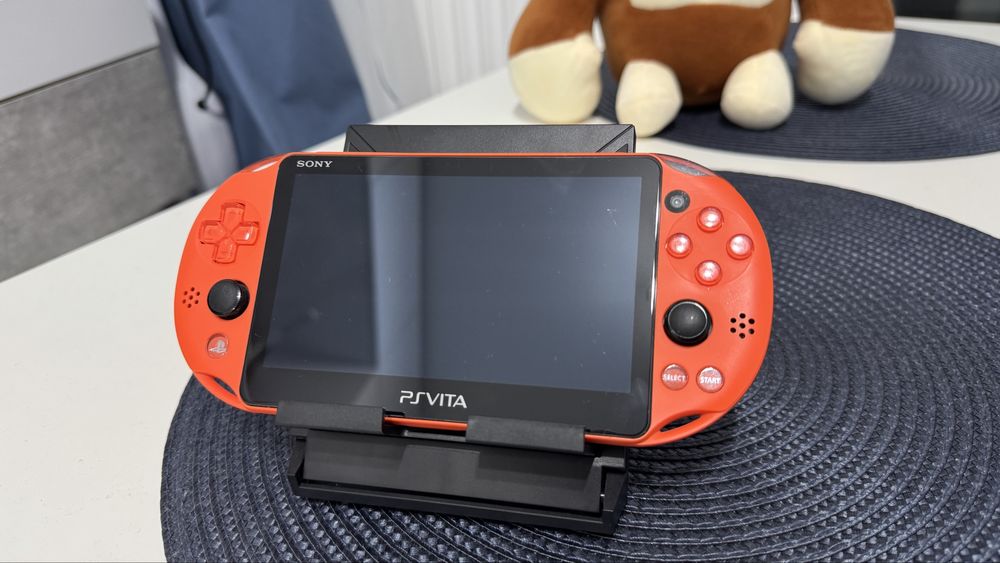 Consola copii PlayStation Ps Vita Orange Neon modata 256gb