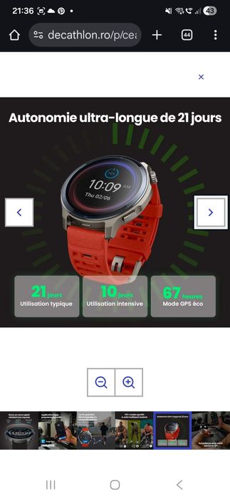 Ceas inteligent GPS Amazfit Balance 2