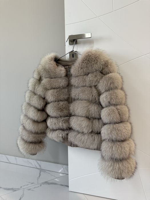 Палто естествен косъм