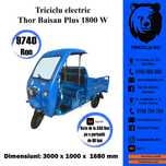 Marca THOR BAISANPLUS triciclu electric nou Agramix