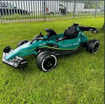 Лицензиран Акумулаторен Детски Булид F1 Aston Martin Cognizant Aramco