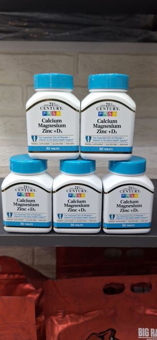 21st Century Calcium Magnesium Zinc + D3 – Suyak va Immunitet Uchun