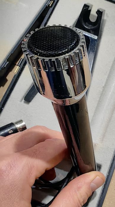 Microfon retro vintage de colecție Grundig GDM 313