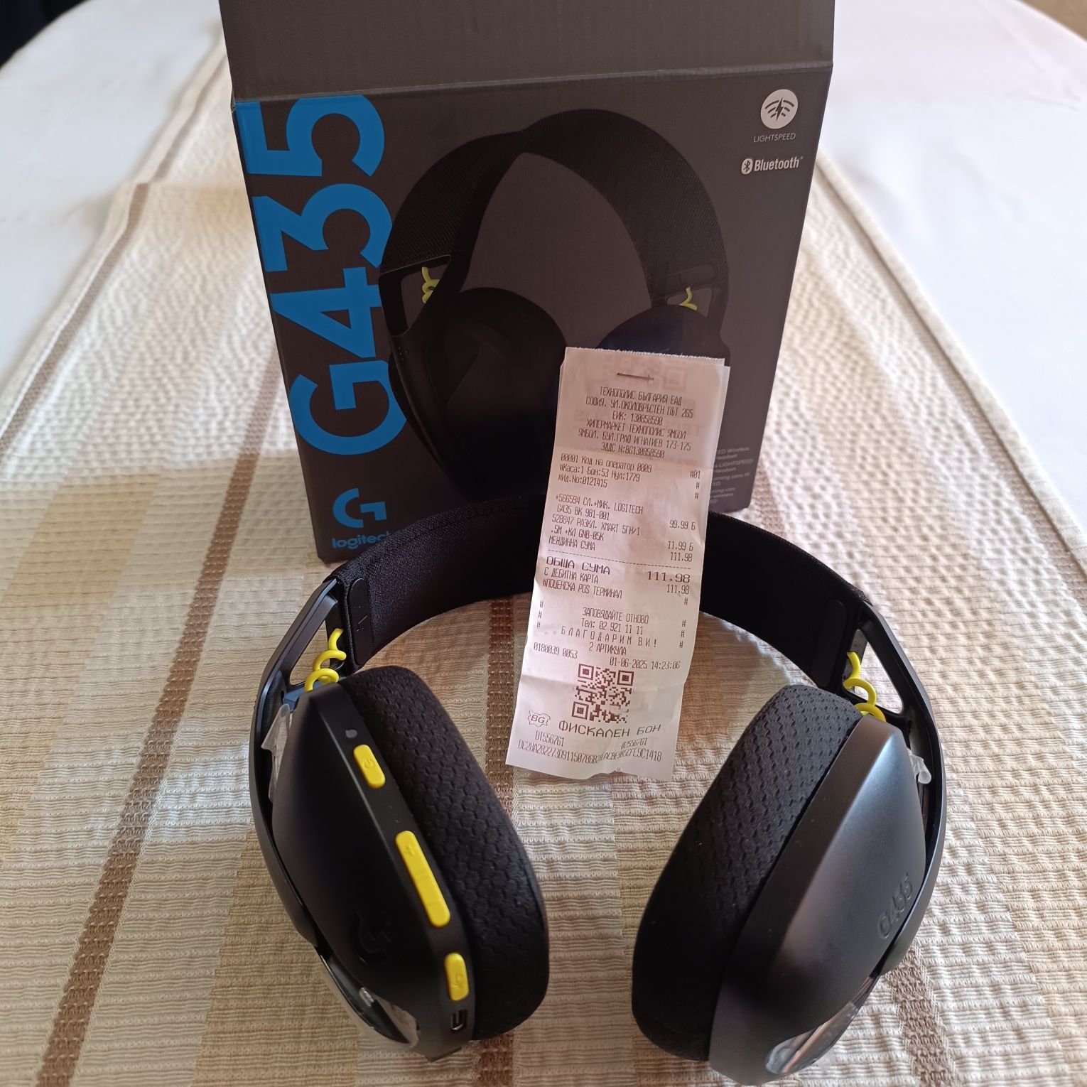 Logitech G435 gaming headphones