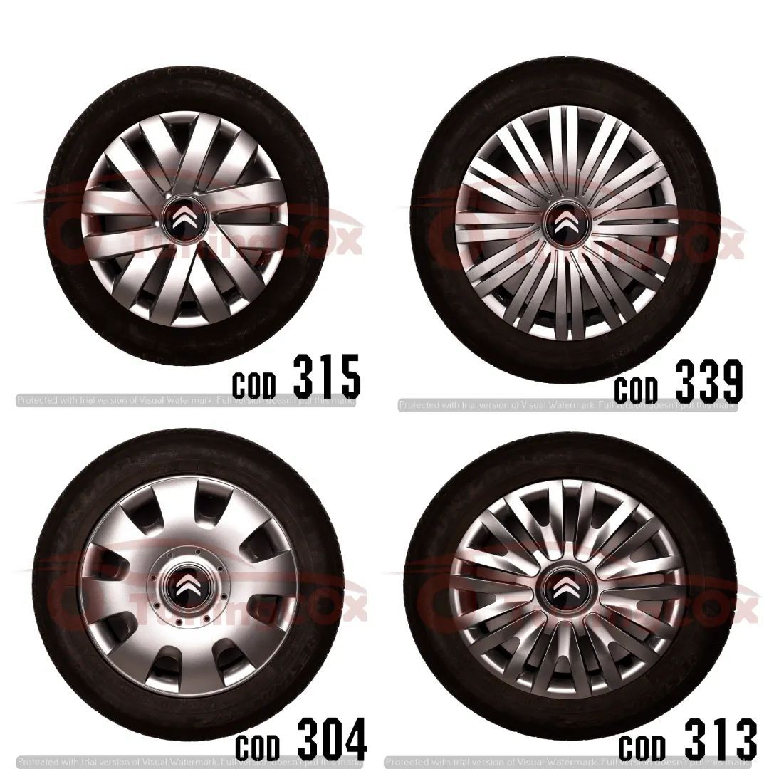 Capace roti Citroen R15 la set de 4 buc,covorase interioare,manson schimbator