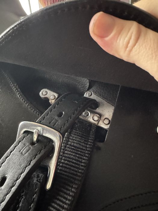 Șa din piele neagra Kerbl 17.5 inch