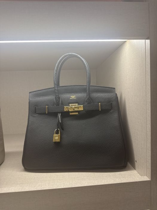 Чанта черна H*ermes хермес birkin