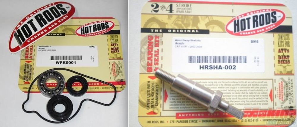 НОВ Комплект за Водна Помпа за 2002-08 Хонда ЦРФ450Р Honda CRF450R