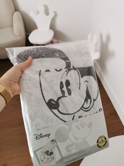 Lenjerie de pat - Mickey Mouse - Reversibila / cu 2 fete