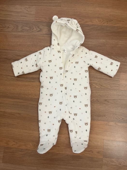 Теплые детские комбинезоны