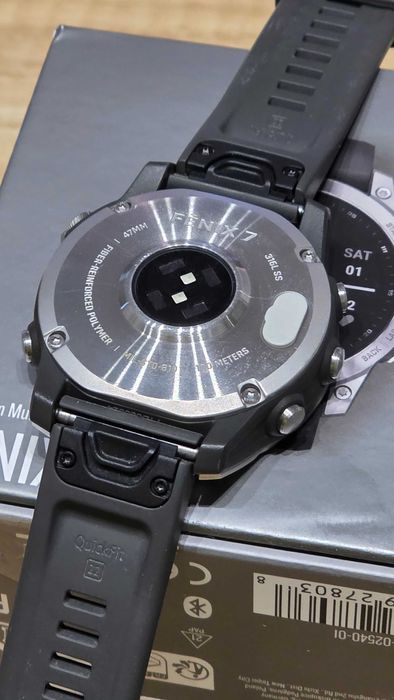 Garmin Fenix 7, 47mm, silver, garantie 1 luna, cutie