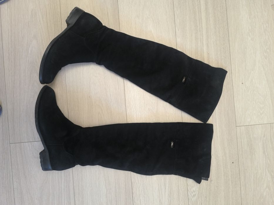 Сапоги зима , замша нат.женские р.38 (Verona)/ботфорты