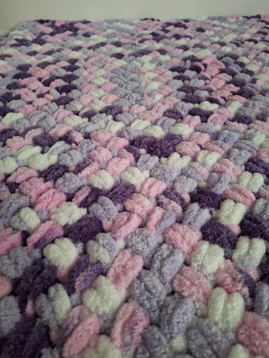 Ръчно плетено одеало