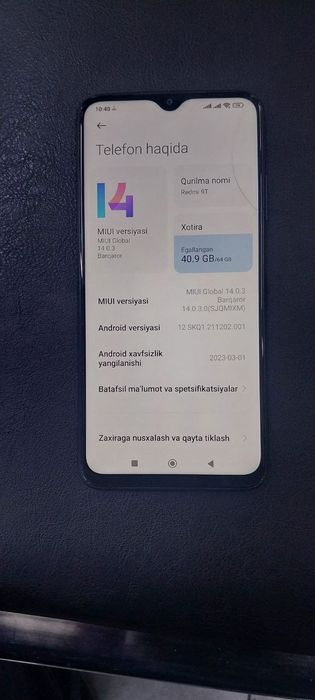 Redmi 9t 4/64 GB
