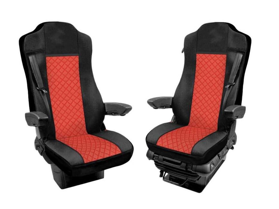 Тапицерия LKW Мерцедес Актрос ЕВРО 6 / Actros EURO 6 2015-21 / Червена