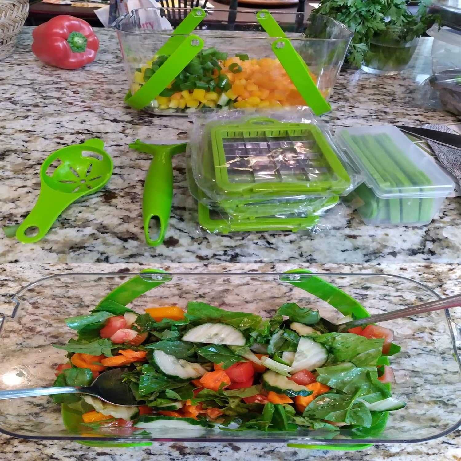 Ренде за плодове и зеленчуци Veggie Slicer, Многофункционално 22части