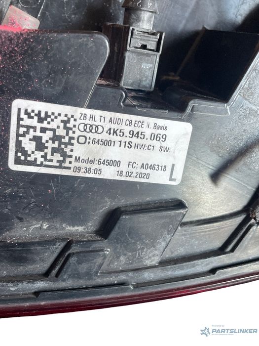 Lampa spate / Stop stanga spate AUDI A6 Avant C8 2018+ cu defect