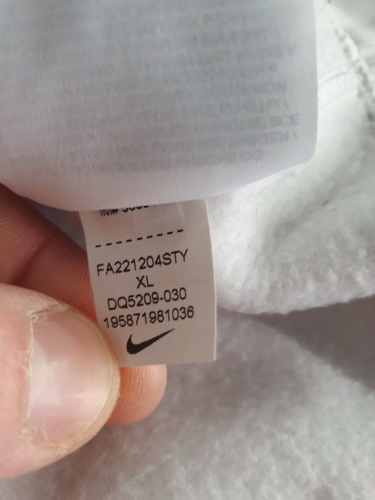 Nike 1/4 zipper pullover fermoar pulover white alb