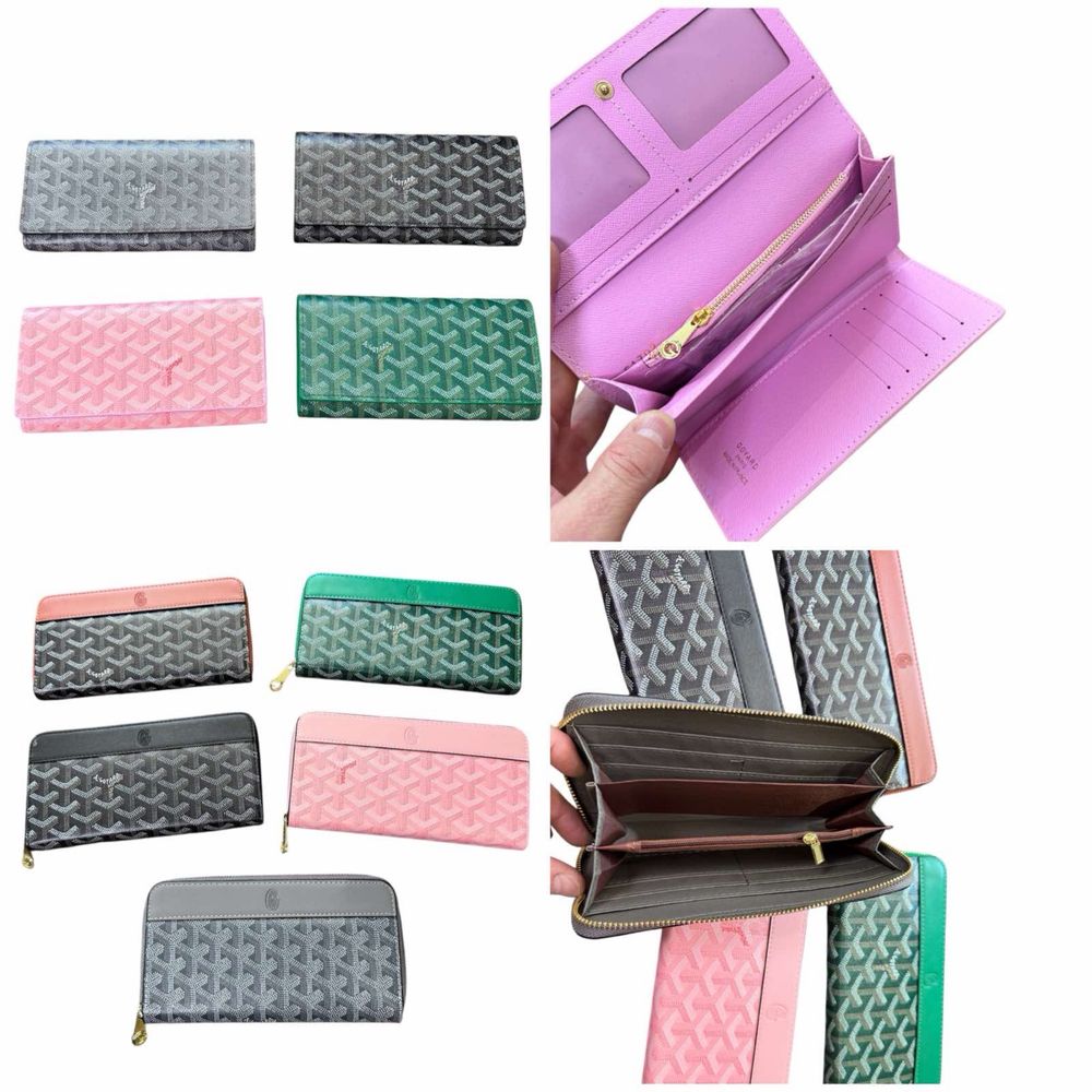 Портмонета от еко кожа Goyard , Chanel , LV ,