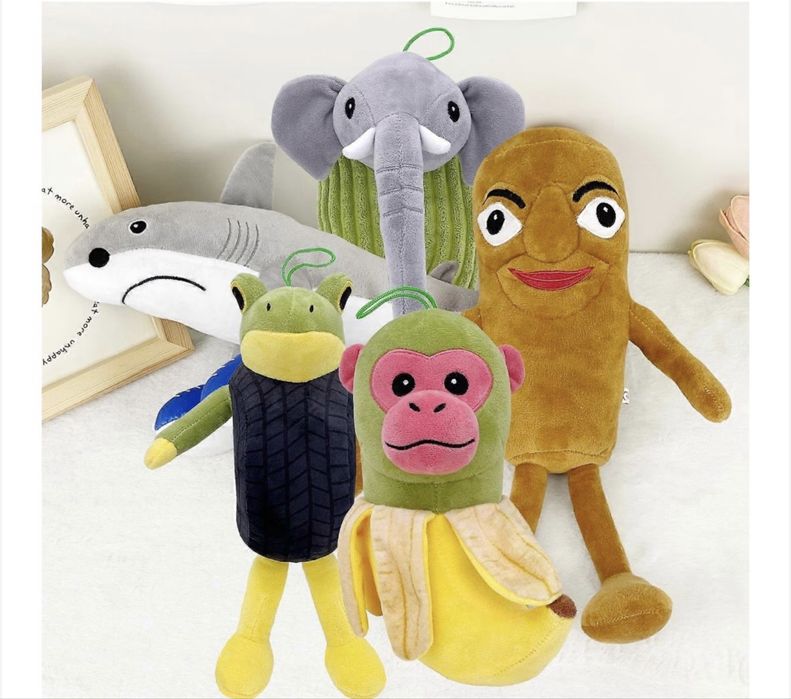 Плюшена играчка Tralalero Tralala,Brainrot Animals,балерина Cappuccina