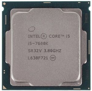 Процессор i5 7600k с мат платой и башеным кулером