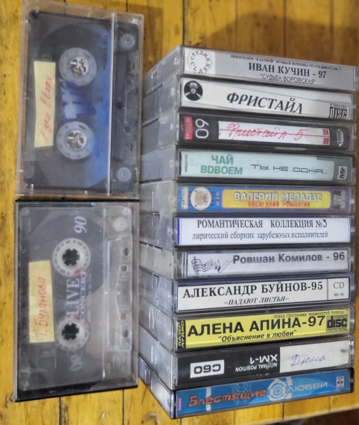 Кассеты на магнитофон