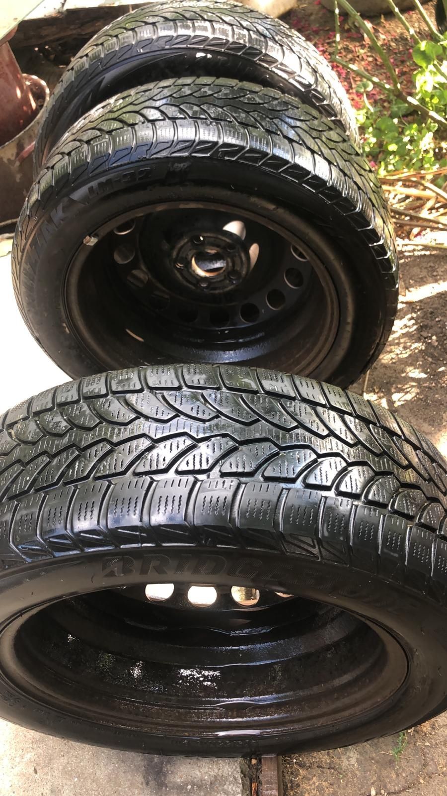 Set Roti iarna R16 Bridgestone tabla/otel ET42 5x110