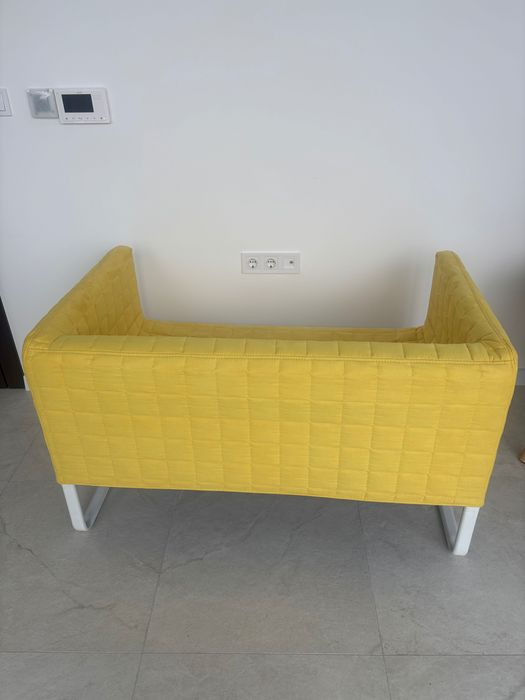 Двуместен диван жълт Ikea