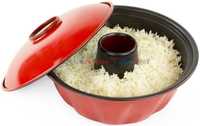 Bol pt gătit orez în cuptor convectie halogen cu capac forma guguluf