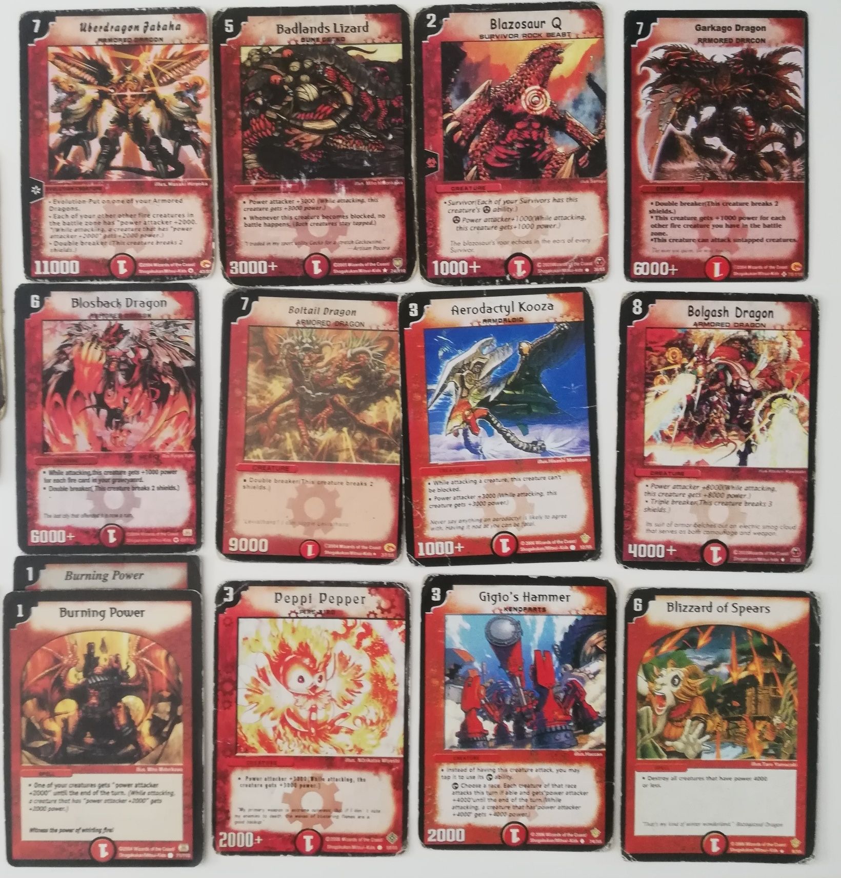 Vând 185 de cărți Duel Masters