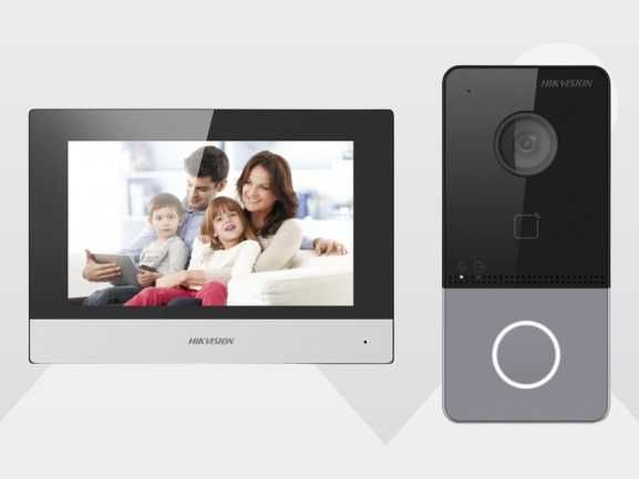 Комплект видеодомофона Hikvision DS-KIS603-P