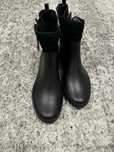 Botine dama de cauciuc cu elemente decorative -39