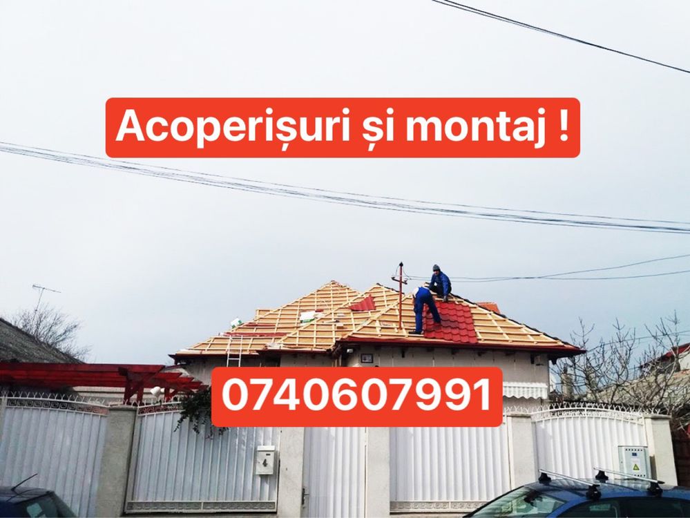 Acoperisuri,terase,reparati,vopsit acoperisuri sau reparati