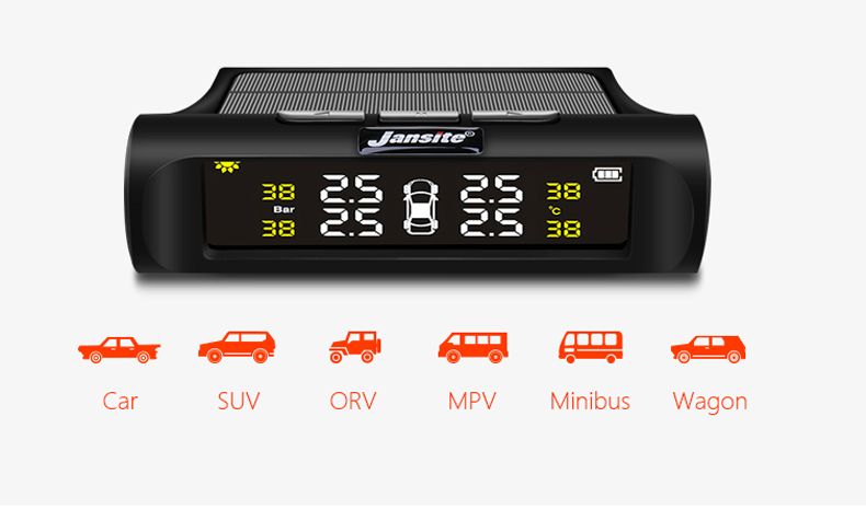 TPMS - Senzori monitorizare presiune roti Jansite cu incarcare solara