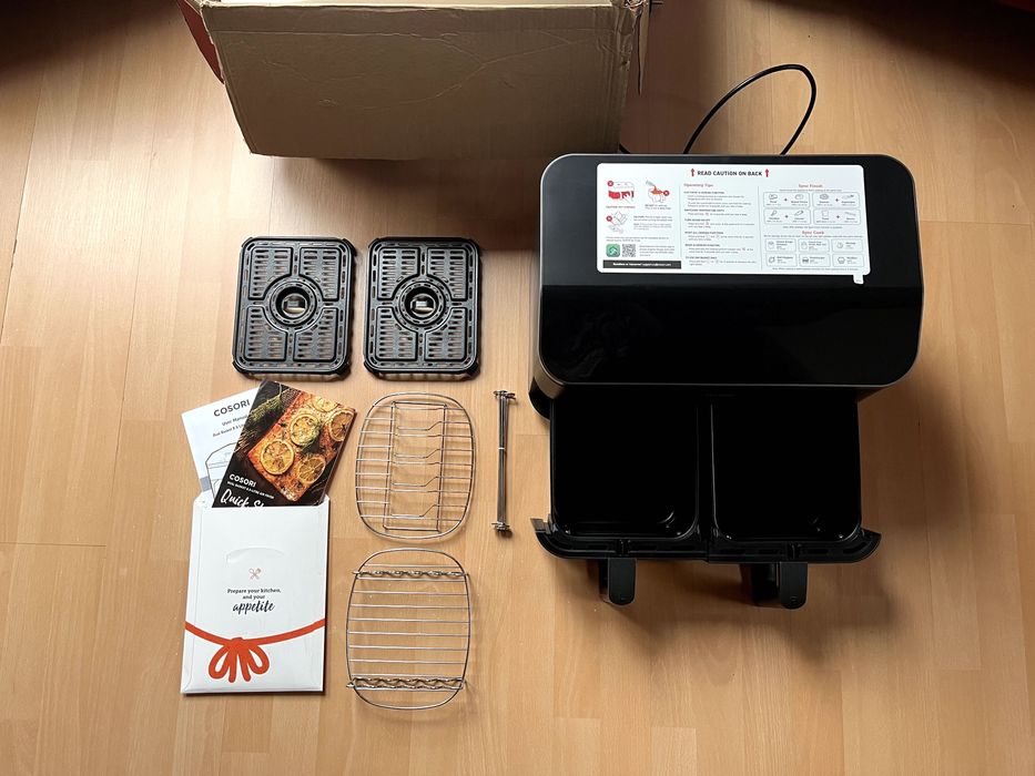 Friteuza cu aer cald dubla COSORI CAF-R901-AEU, 8.5l, 1750W, negru