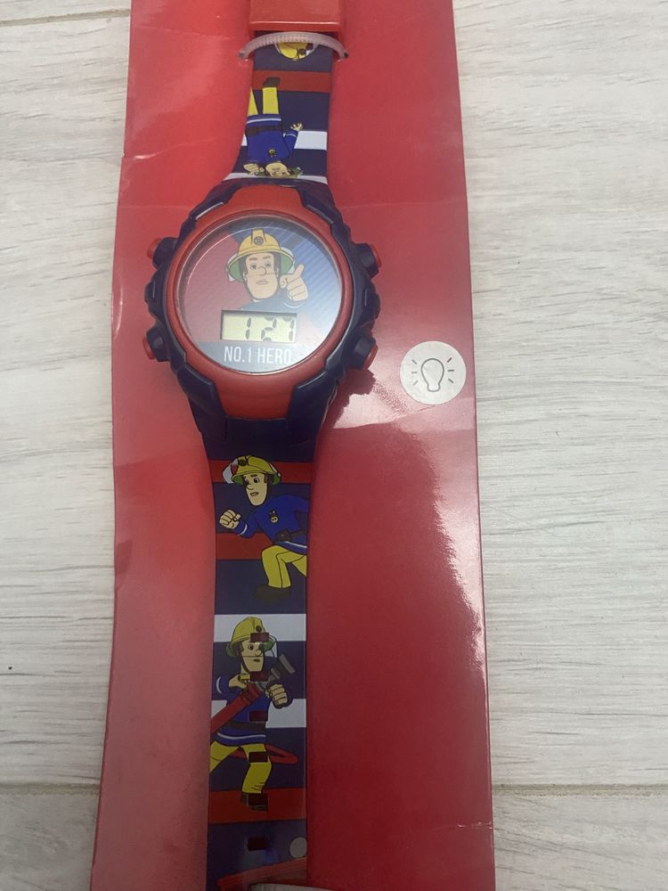 Ceas de mana digital copii cu lumini Fireman Sam