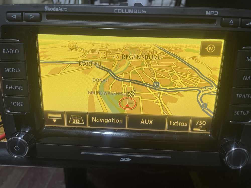 Navigatie skoda columbus rns 510