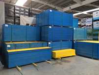 Panouri cofraje doka LANA 27mm cu cant protejat vopsea acrilica Albast